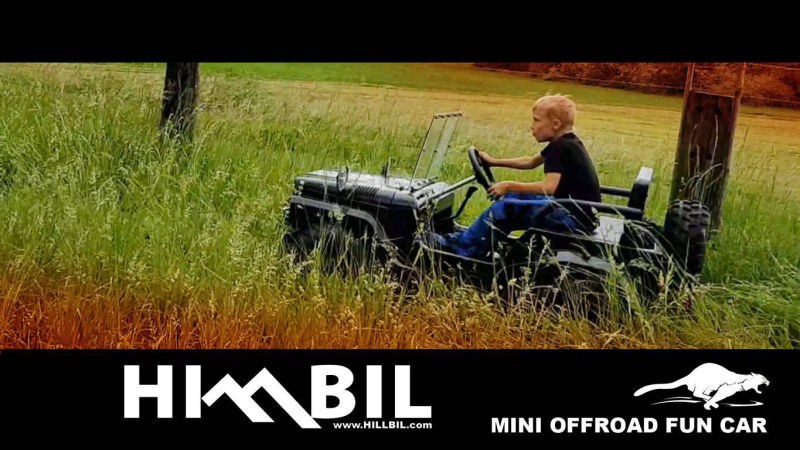 Krasse Geländefahrt mit dem Hillbil Minijeep